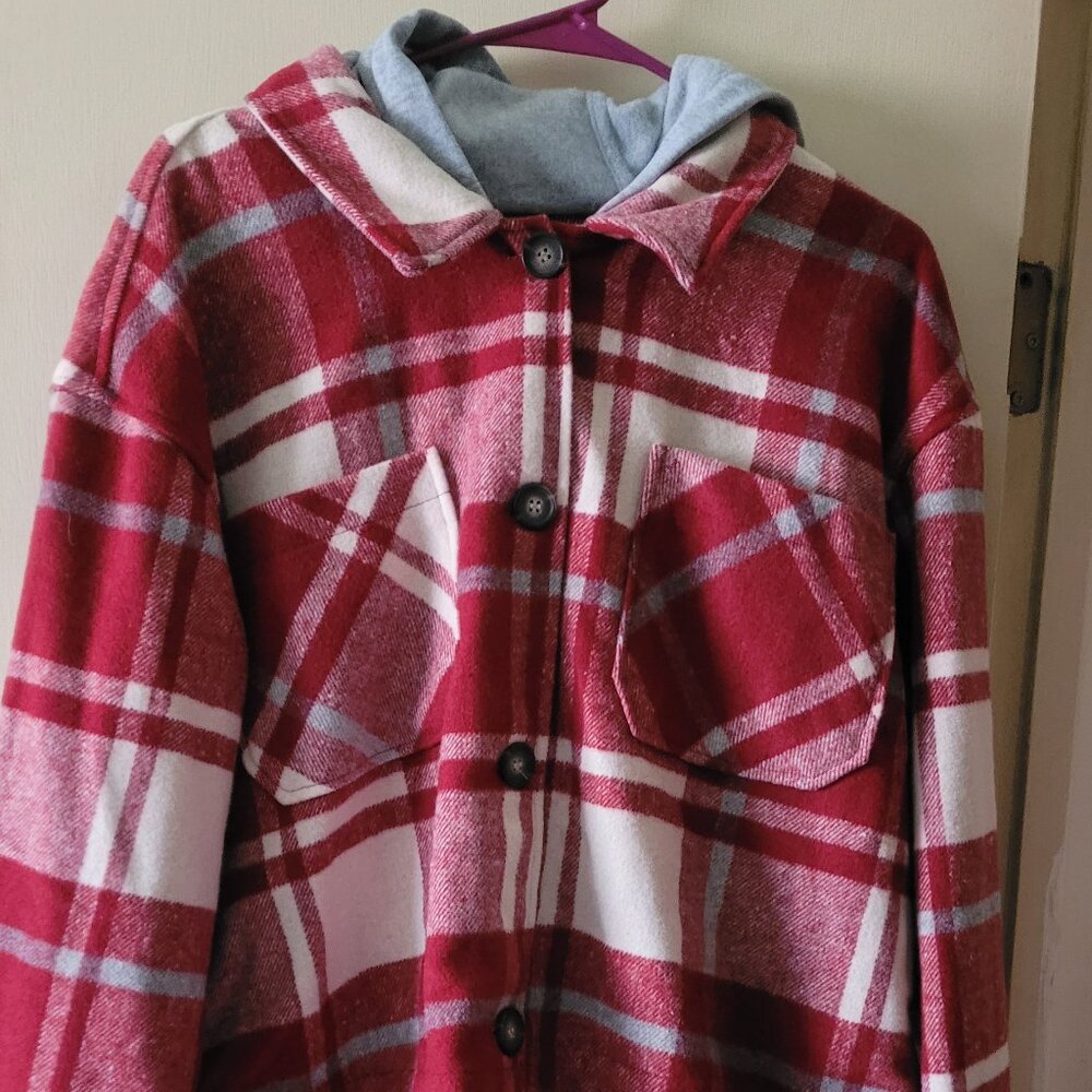 Plaid Peacoat